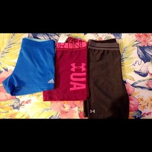 Athletic workout clothes